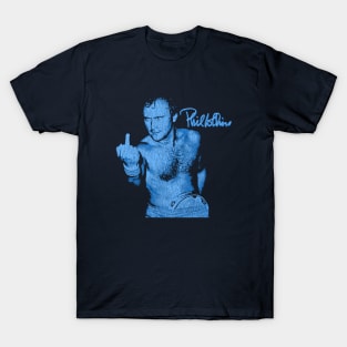 Funny Phil Collins Fan Art Blue T-Shirt